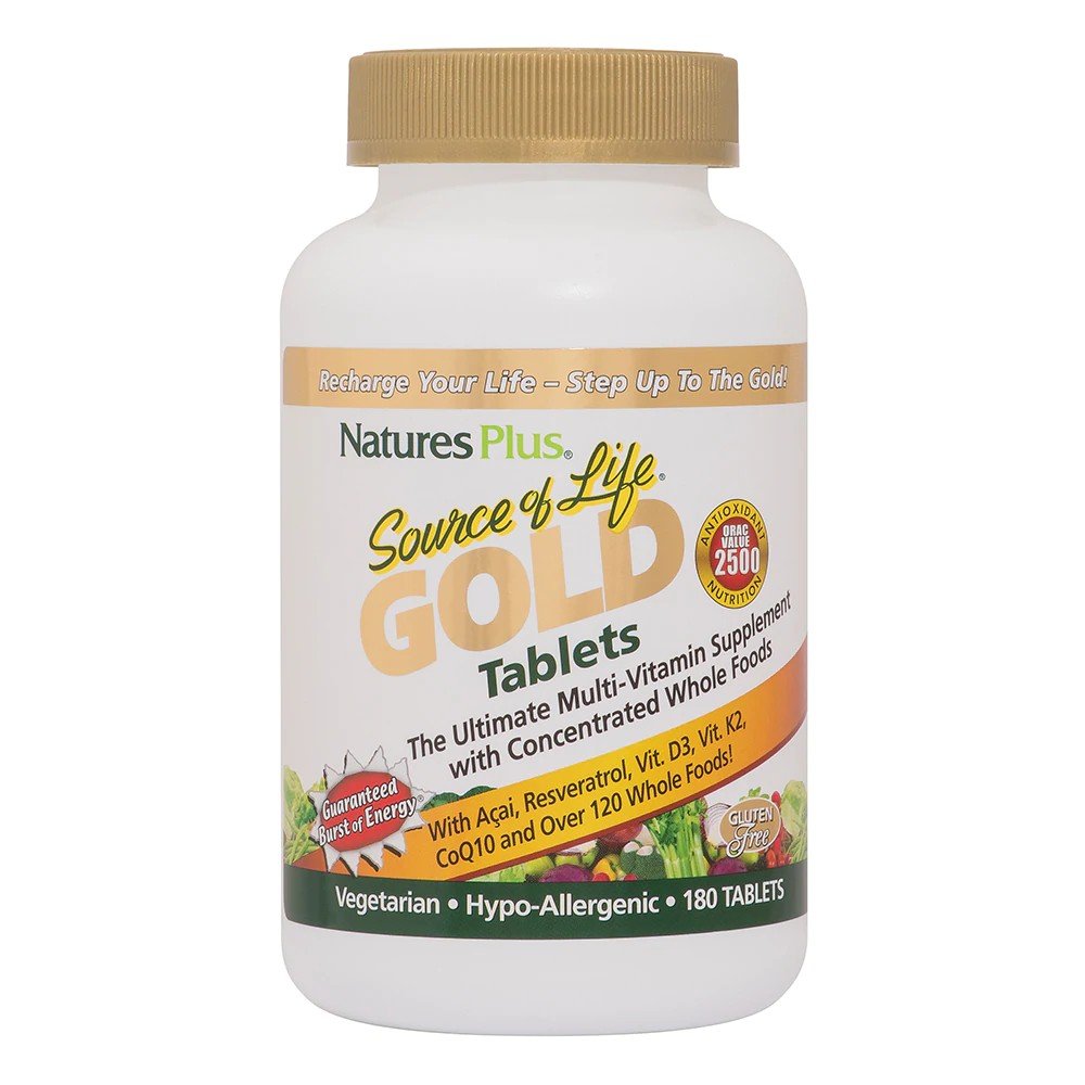 Nature&#39;s Plus Source of Life GOLD Tablets 180 Tablet