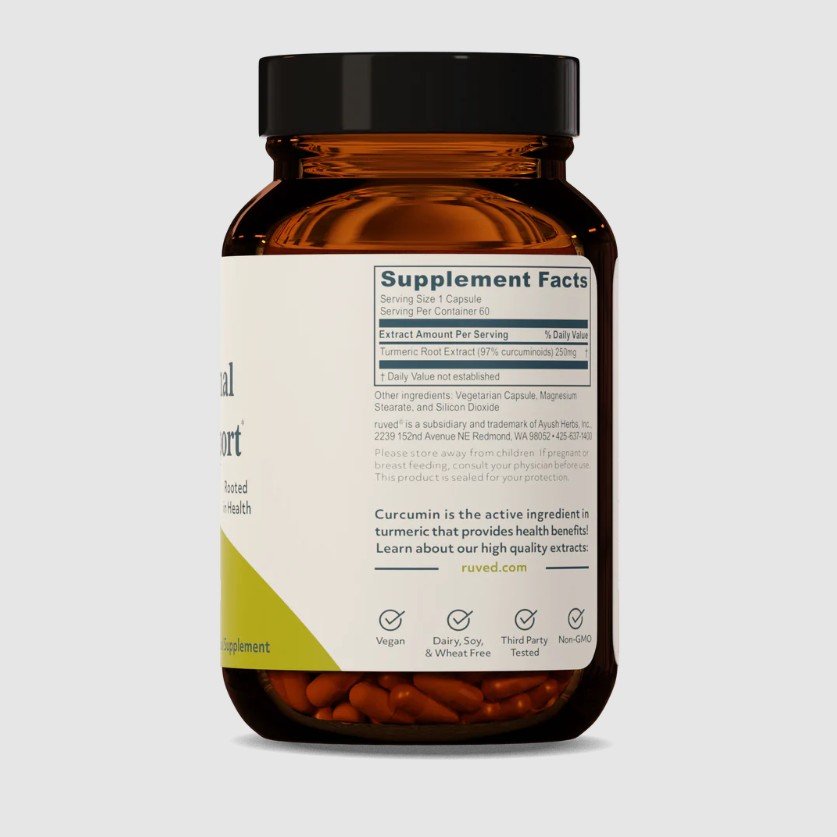 RUVED Curcumin 97% 250 mg 60 VegCap
