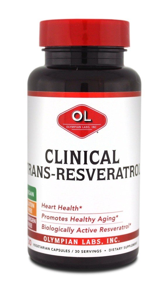 Olympian Labs Clinical Resveratrol 500 mg 30 Capsule