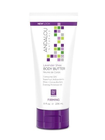 Andalou Naturals Lavender Shea Firming Body Butter 8 oz Cream