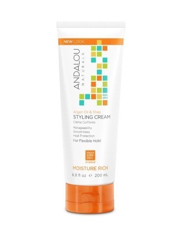 Andalou Naturals Argan Oil & Sweet Orange Moisture Rich Styling Cream 6.8 oz Cream