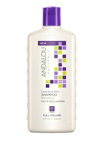 Andalou Naturals Lavender Biotin Full Volume Shampoo 11.5 oz Liquid