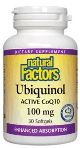 Natural Factors Ubiquinol 100mg 30 Softgel