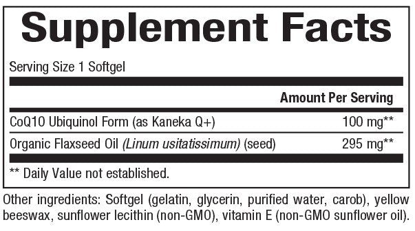 Natural Factors Ubiquinol 100mg 30 Softgel