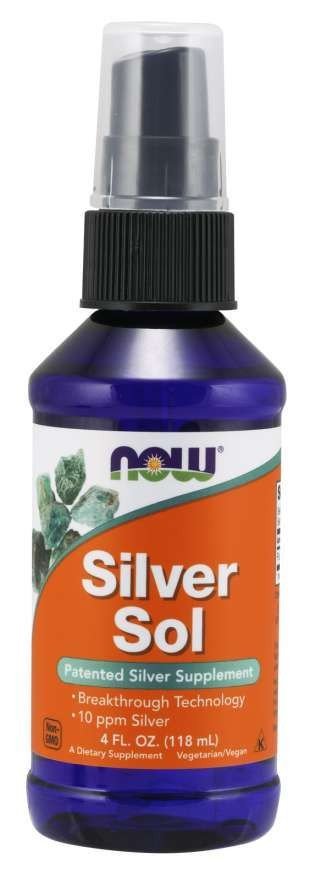 Now Foods Silver Sol Liquid Spray 4 oz Spray