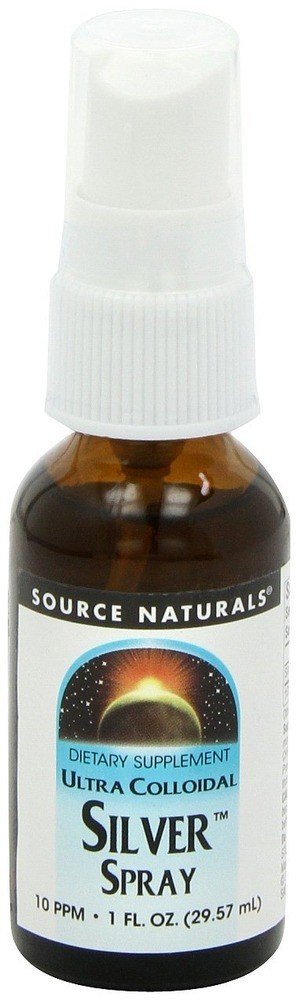 Source Naturals, Inc. Ultra Colloidal Silver Throat Spray (Pump) 1 oz Spray