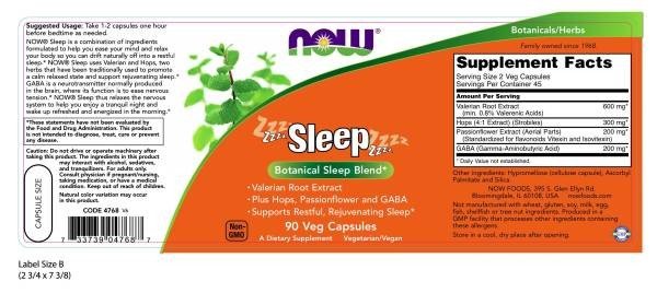 Now Foods Sleep 90 VegCap