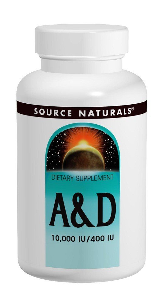 Source Naturals, Inc. Vitamin A & D 10,000 A + 400 D 250 Tablet