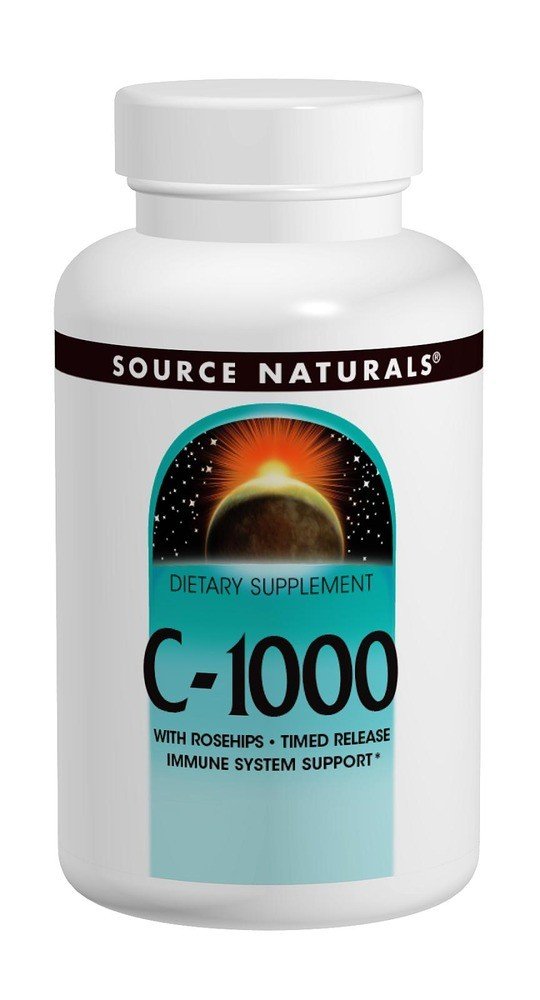 Source Naturals, Inc. Vitamin C-1000 With Rosehips 1000mg Timed Release 100 Sustained Release Tablet