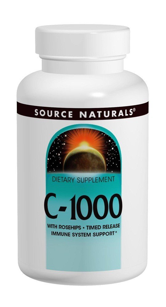 Source Naturals, Inc. Vitamin C-1000 With Rosehips 1000mg Timed Release 250 Sustained Release Tablet