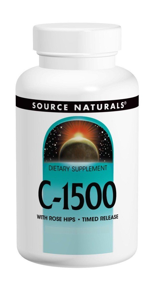 Source Naturals, Inc. C-1500 With Rose Hips 250 Sustained Release Tablet