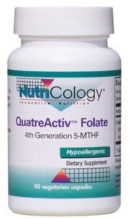 Nutricology QuatreActiv Folate 4th Generation 5-MTHF 90 VegCap