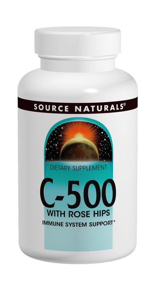 Source Naturals, Inc. Vitamin C-500 With Rosehips 500mg 100 Tablet