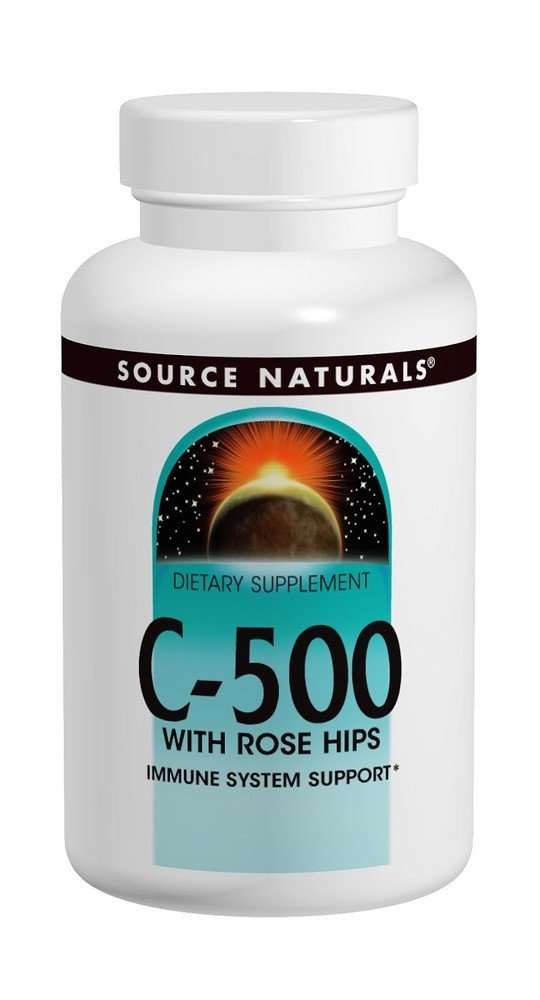 Source Naturals, Inc. Vitamin C-500 With Rosehips 500mg 50 Tablet