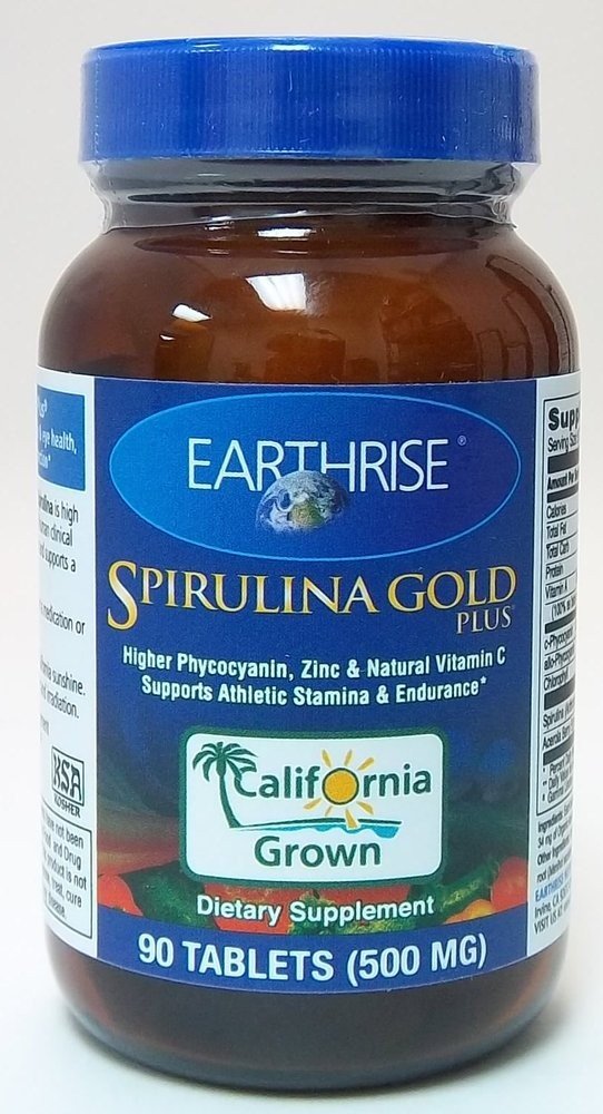 Earthrise Spirulina Gold Plus 90 90 Caplet