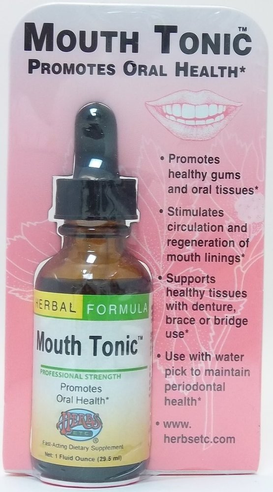 Herbs Etc Mouth Tonic 1 oz Liquid