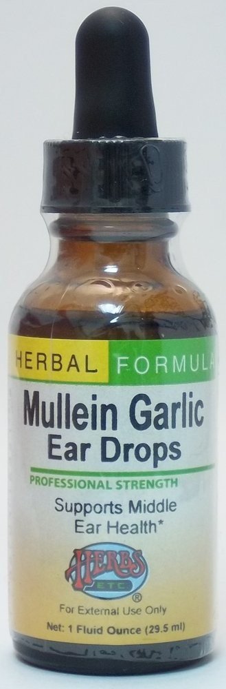 Herbs Etc MulleinGarlic Ear Drops 1 oz Liquid