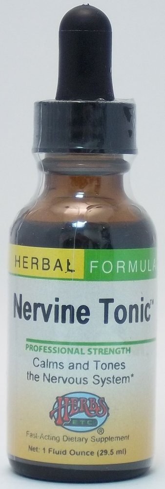 Herbs Etc Nervine Tonic 1 oz Liquid