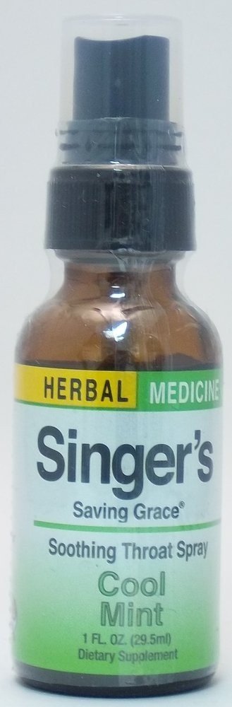 Herbs Etc Singer's Saving Grace Cool Mint 1 oz Liquid