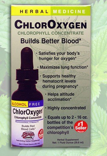 Herbs Etc Alcohol Free ChlorOxygen 1 oz Liquid