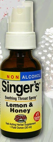 Herbs Etc Alcohol Free Singer's Saving Grace Lemon & Honey 1 oz Liquid