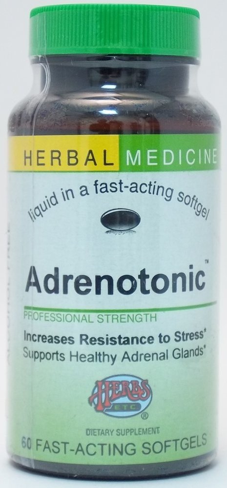 Herbs Etc Adrenotonic 60 Softgel