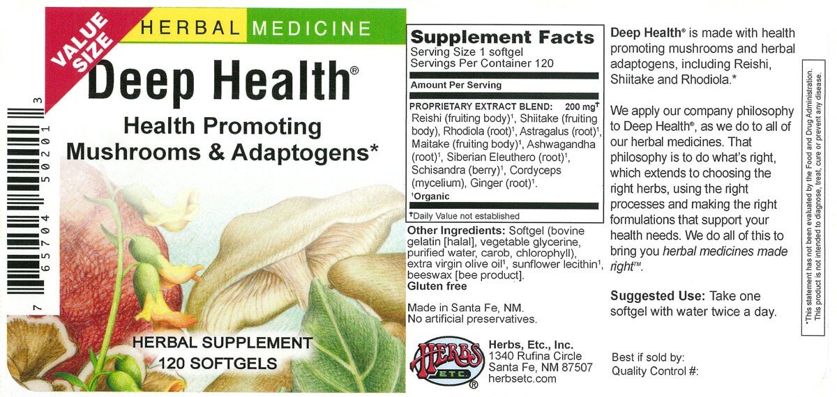 Herbs Etc Deep Health 120 Softgel