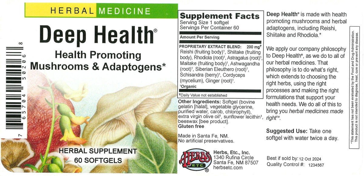 Herbs Etc Deep Health 60 Softgel