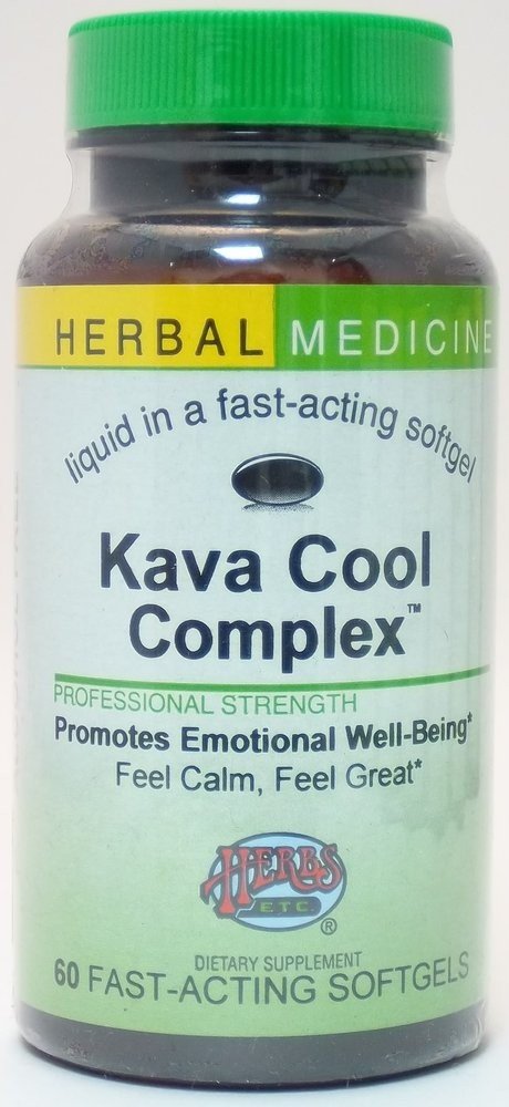 Herbs Etc Kava Cool Complex 60 Softgel