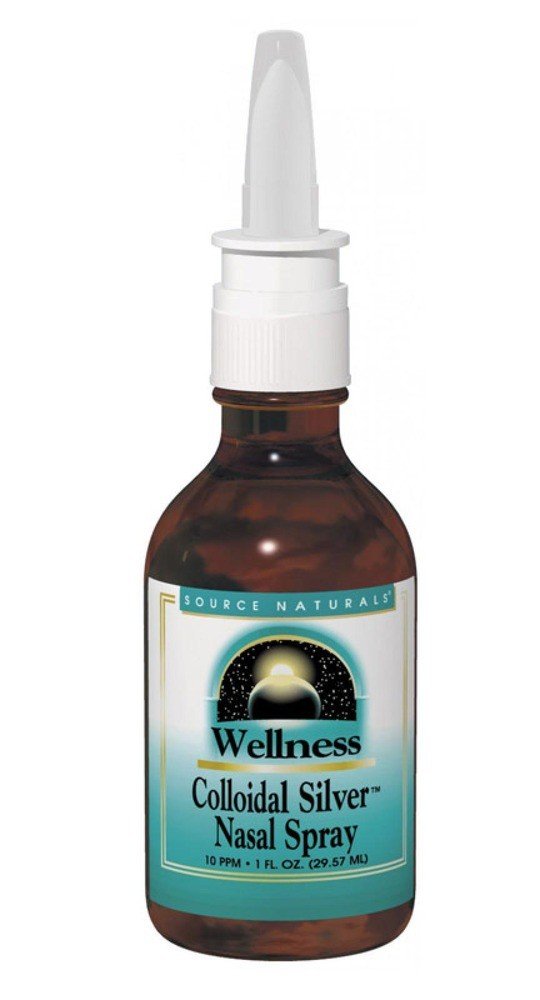 Source Naturals, Inc. Wellness Colloidal Silver 10 ppm Nasal Spray 1 oz Spray