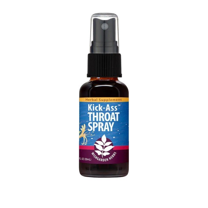 WishGarden Kick-Ass Throat Spray 1 oz Spray