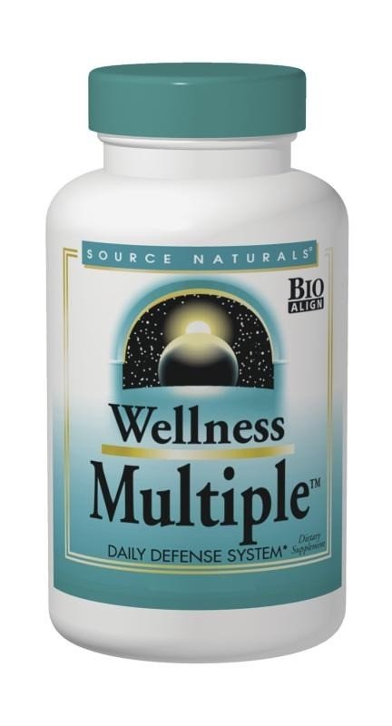 Source Naturals, Inc. Wellness Multiple 120 Tablet