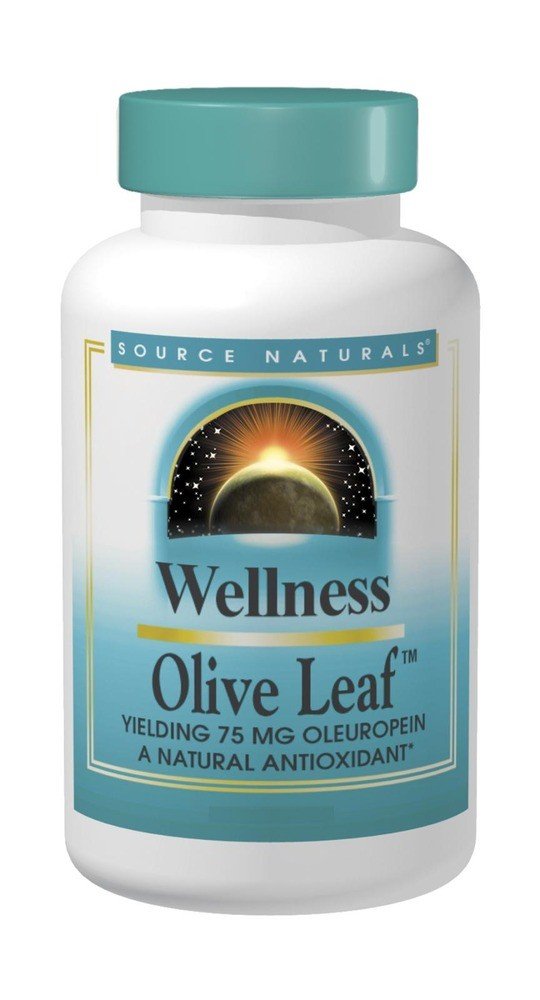 Source Naturals, Inc. Wellness Olive Leaf Standardized Extract 120 Tablet