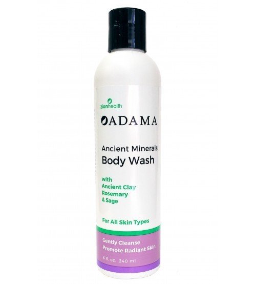 Zion Health Adama Clay Body Wash 8 oz Liquid