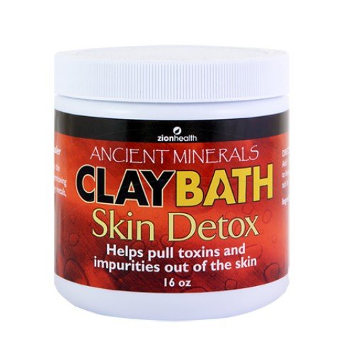 Zion Health Claybath Skin Detox 16 oz Clay