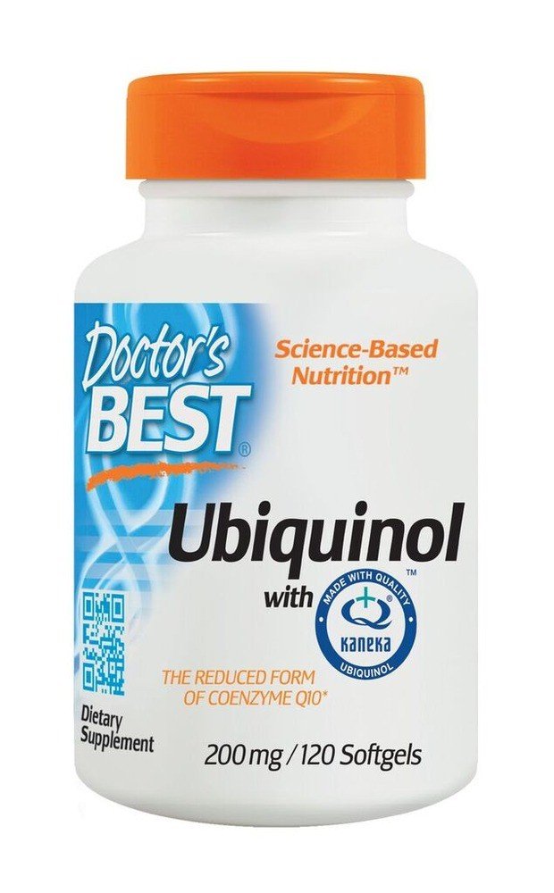 Doctors Best Best Ubiquinol featuring Kanekas QH (200 mg) 120 Softgel