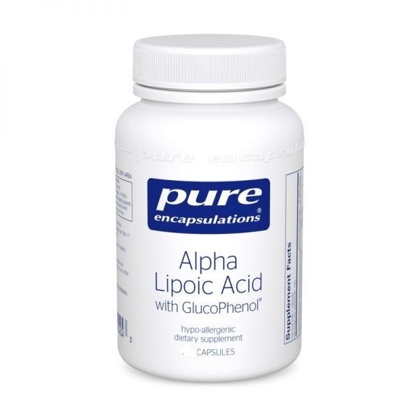 Pure Encapsulations Alpha Lipoic Acidw/Glucophenol 60 VegCap