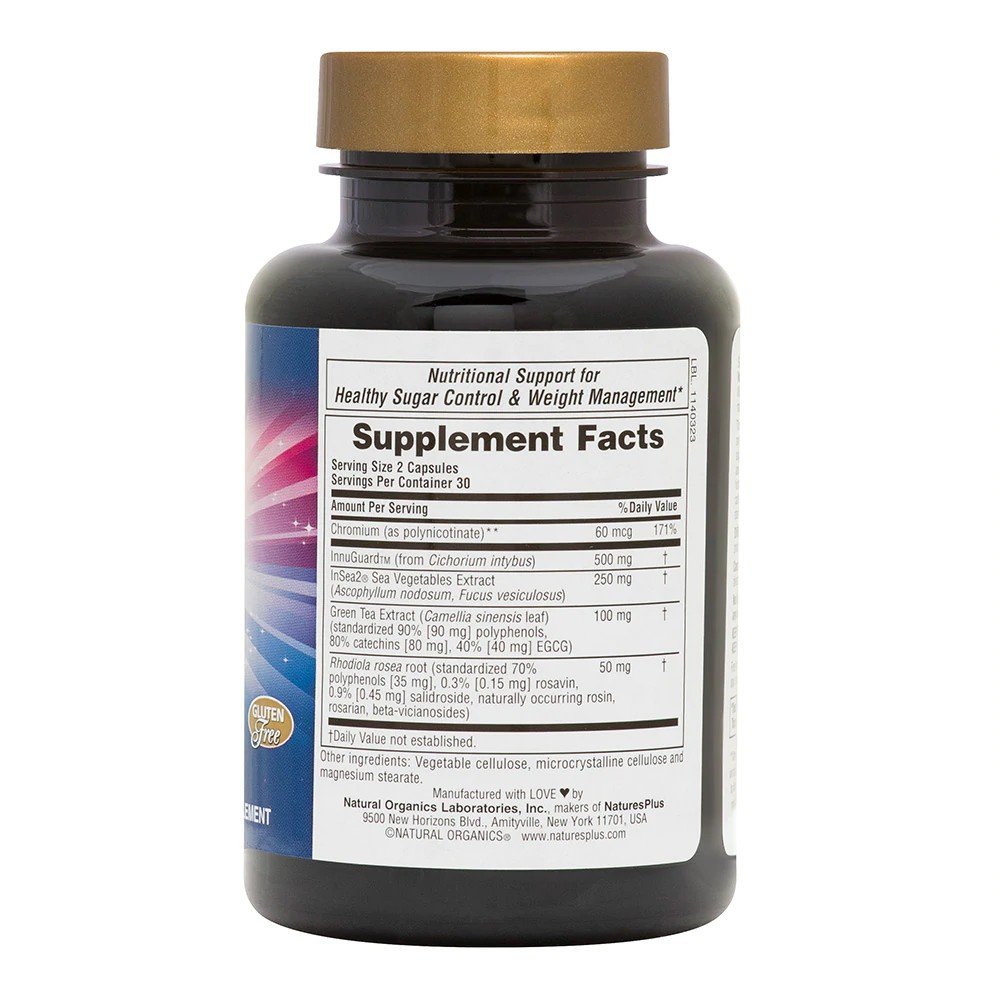 Nature&#39;s Plus Sugar Armor (Sugar Blocker) 60 VegCap