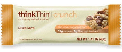 Think Thin Crunch Bar- Mixed Nuts- Box 10 Bars 1 Box