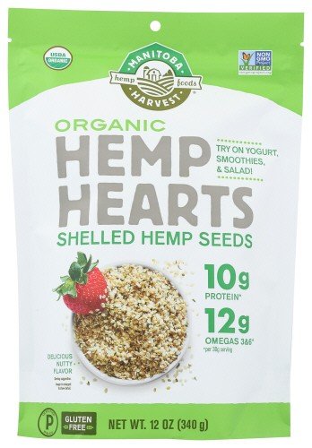 Manitoba Harvest Organic Hemp Hearts 12 oz Seed