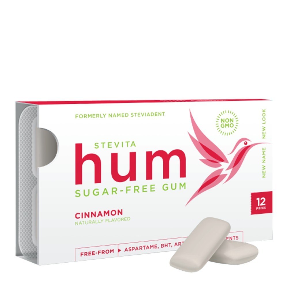 Stevita Hum Sugar-Free Gum Cinnamon 1 Pack