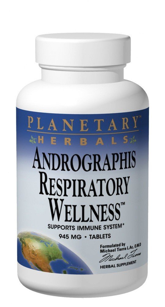 Planetary Herbals Andrographis Respiratory Wellness 120 Tablet