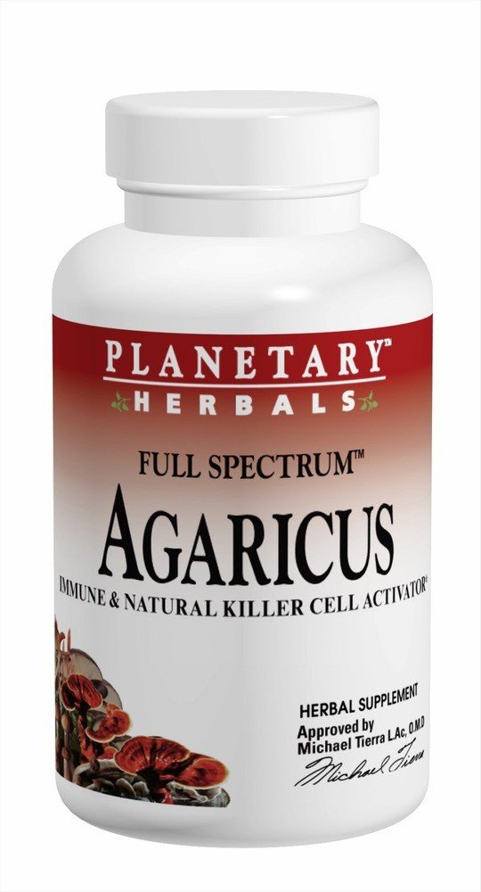 Planetary Herbals Full Spectrum Agaricus Extract 500 mg 90 Capsule