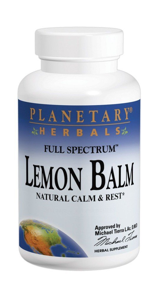 Planetary Herbals Full Spectrum Lemon Balm 60 Capsule