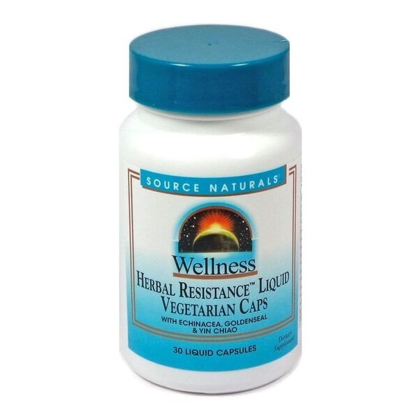 Source Naturals, Inc. Wellness Herbal Resistance 30 Liquid Veg Capsule