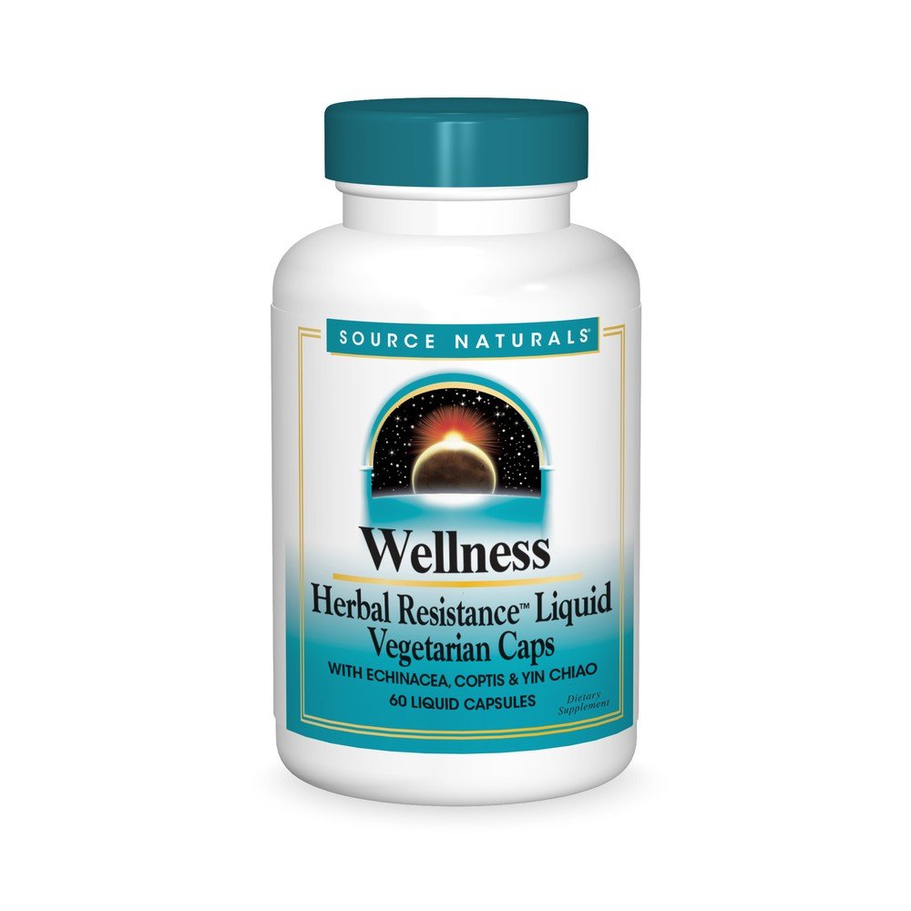 Source Naturals, Inc. Wellness Herbal Resistance 60 Liquid Veg Capsule