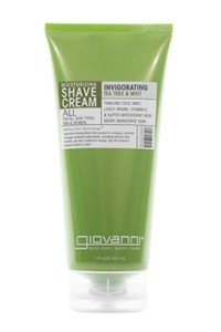 Giovanni Shave Cream Tea Tree &amp; Mint (Invigorating) 7 oz Cream