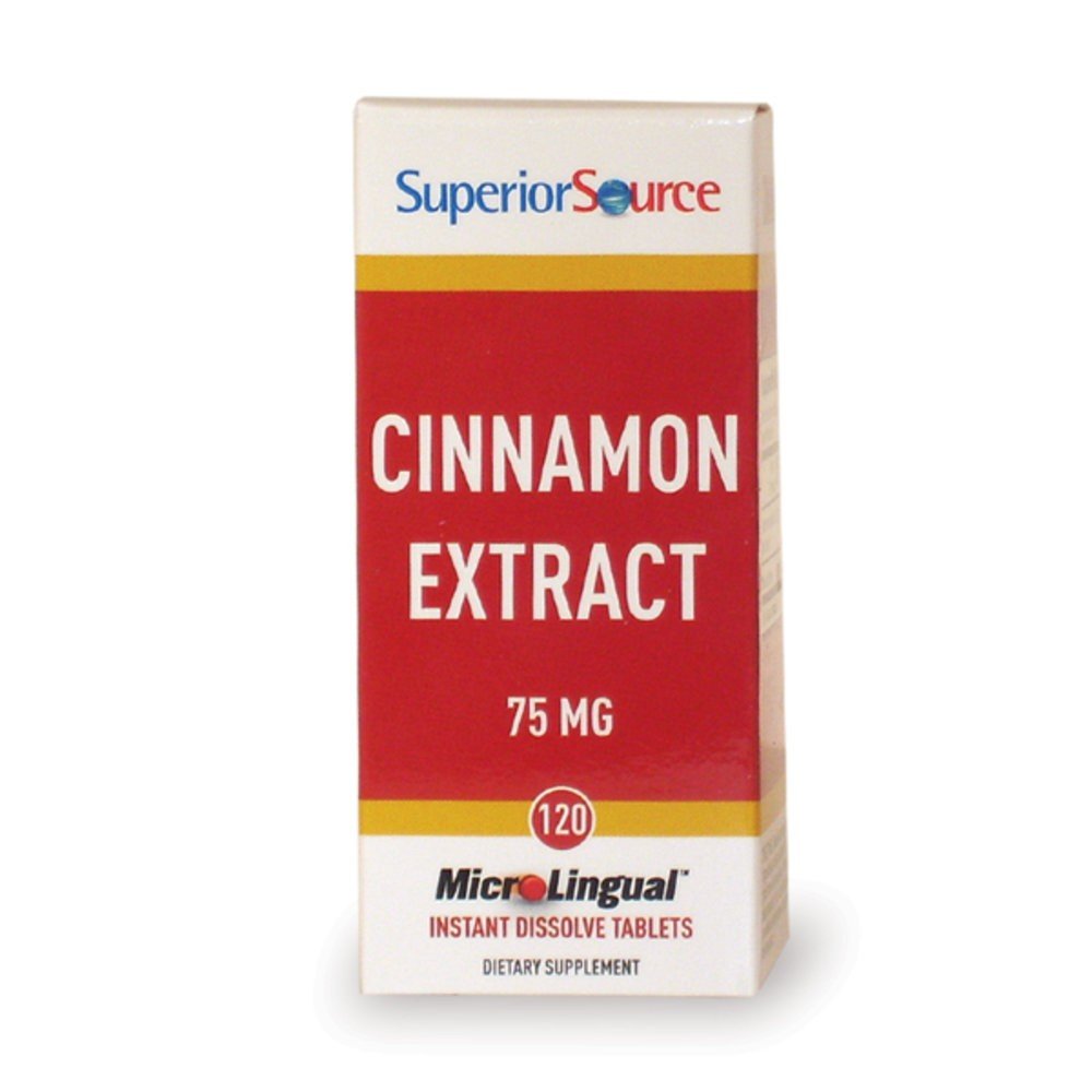 Superior Source Cinnamon Extract (10:1) 150 mg 120 Sublingual Tablet
