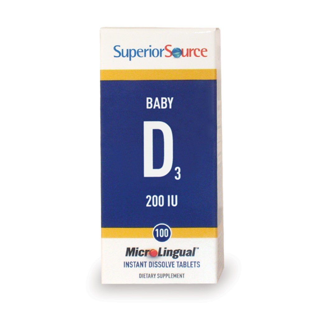 Superior Source Baby D Infant Formula 100 Sublingual Tablet