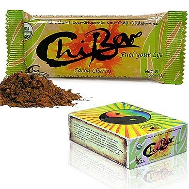 ChiBar Energy Bar - Cacoa Cherry-Box 12 Bars 1 Box